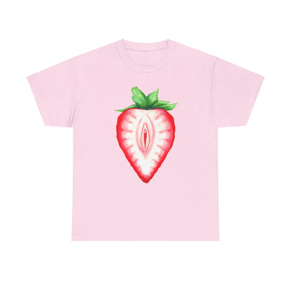 Juicy Strawberry Unisex Heavy Cotton Tee