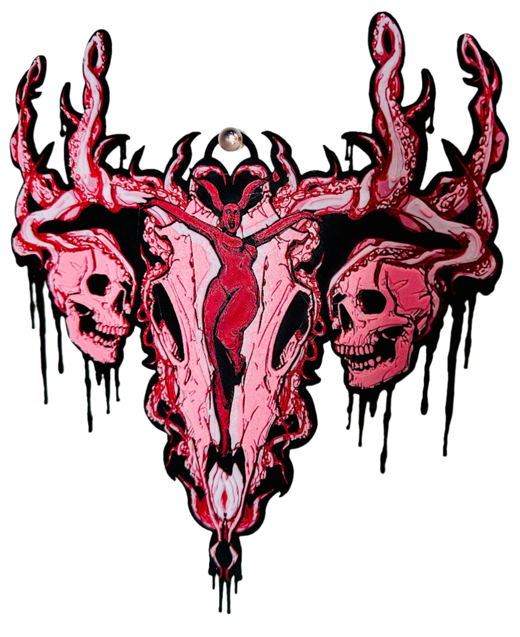 Uterus From Hell 3D Painting Chromaphane