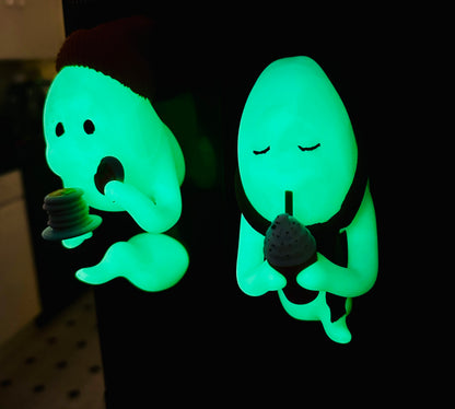 Fridge Frights Fall Glow 3D Print Fridge Magnets (Cookies & PSL)