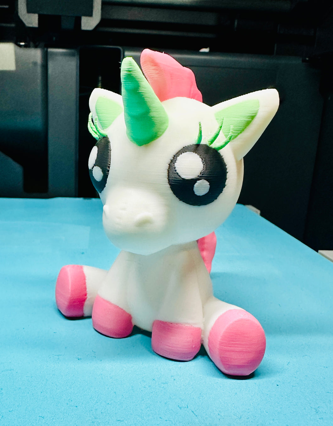 3D Printed Unicorn Statue