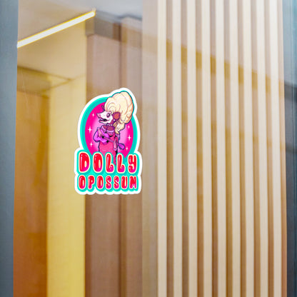 Dolly Opossum Kiss-Cut Vinyl Decal