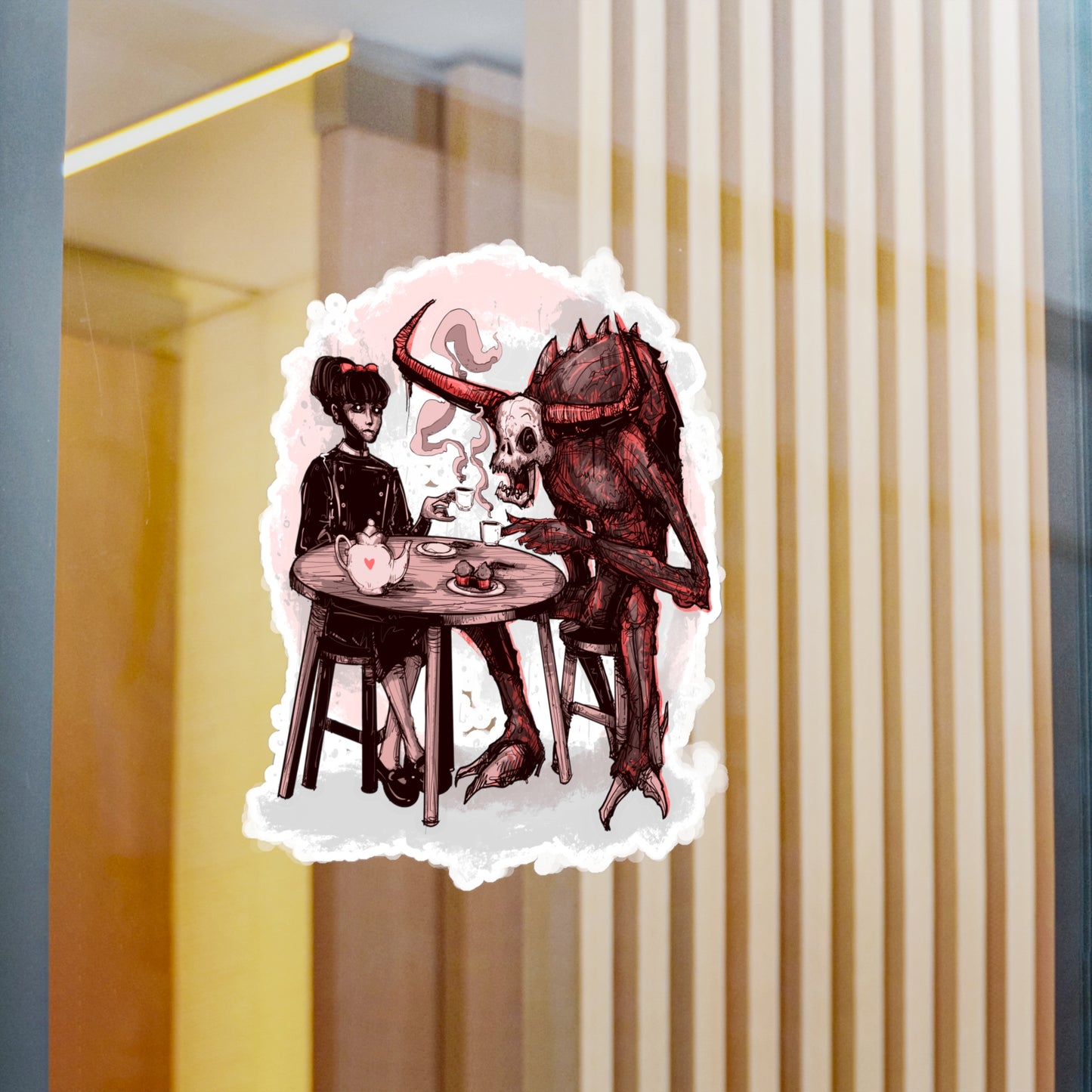 Demons For Breakfast Kiss-Cut Vinyl Decal
