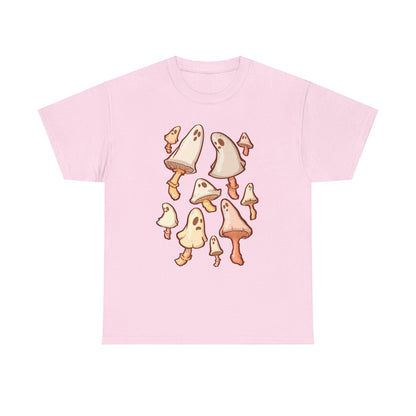 Spooky Mushrooms Unisex Heavy Cotton Tee