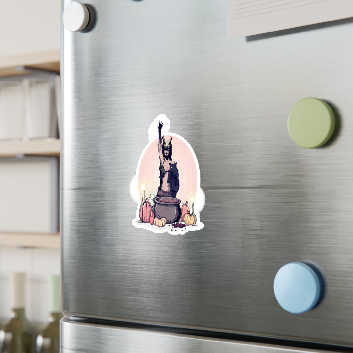 Coffee Witch Kiss-Cut Vinyl Decal