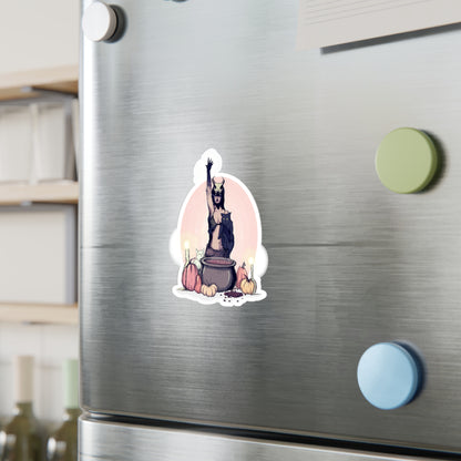 Coffee Witch Kiss-Cut Vinyl Decal