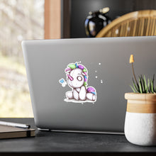 Plushie Unicorn Kiss-Cut Vinyl Decal