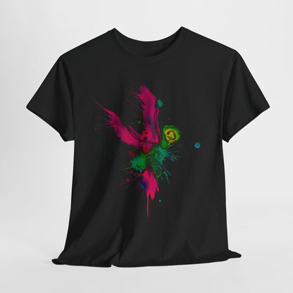Watercolor Hummingbird Unisex Heavy Cotton Tee