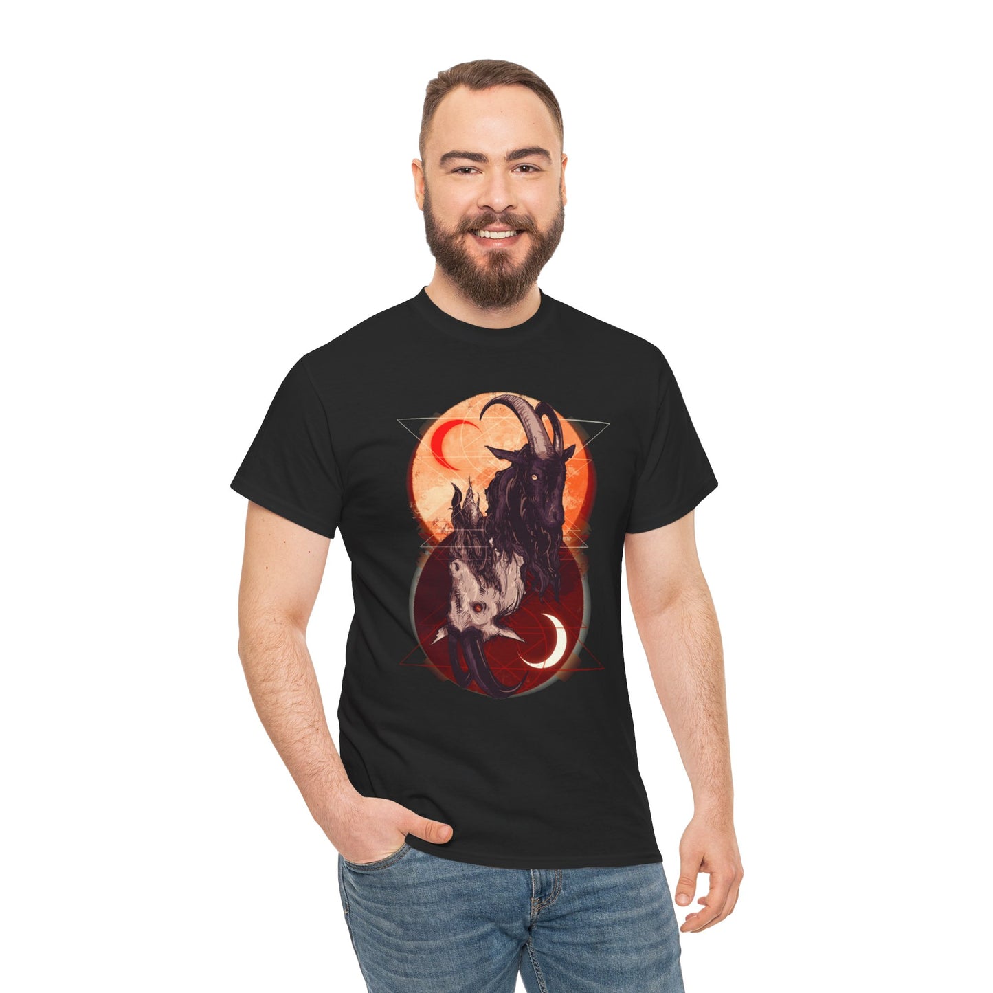As Above So Below V Unisex Heavy Cotton Tee