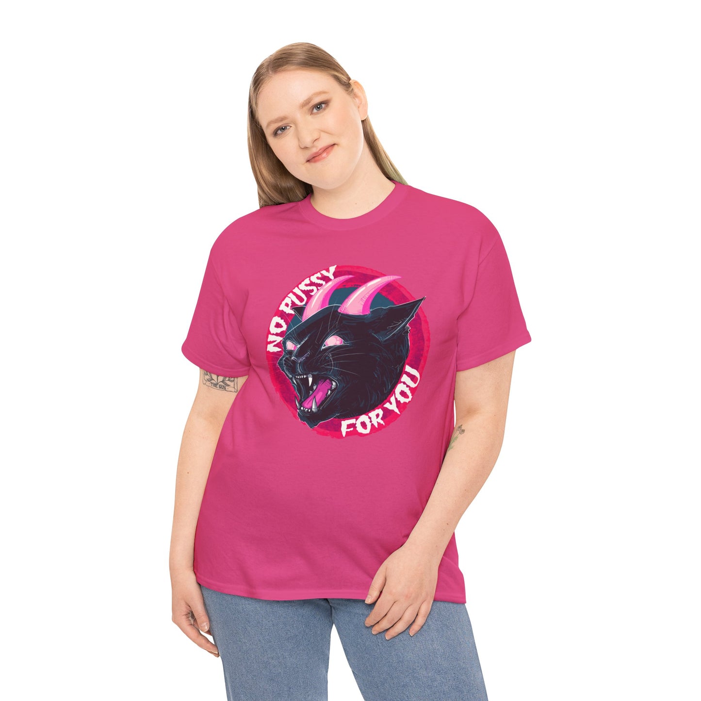 No Pussy For You Unisex Heavy Cotton Tee