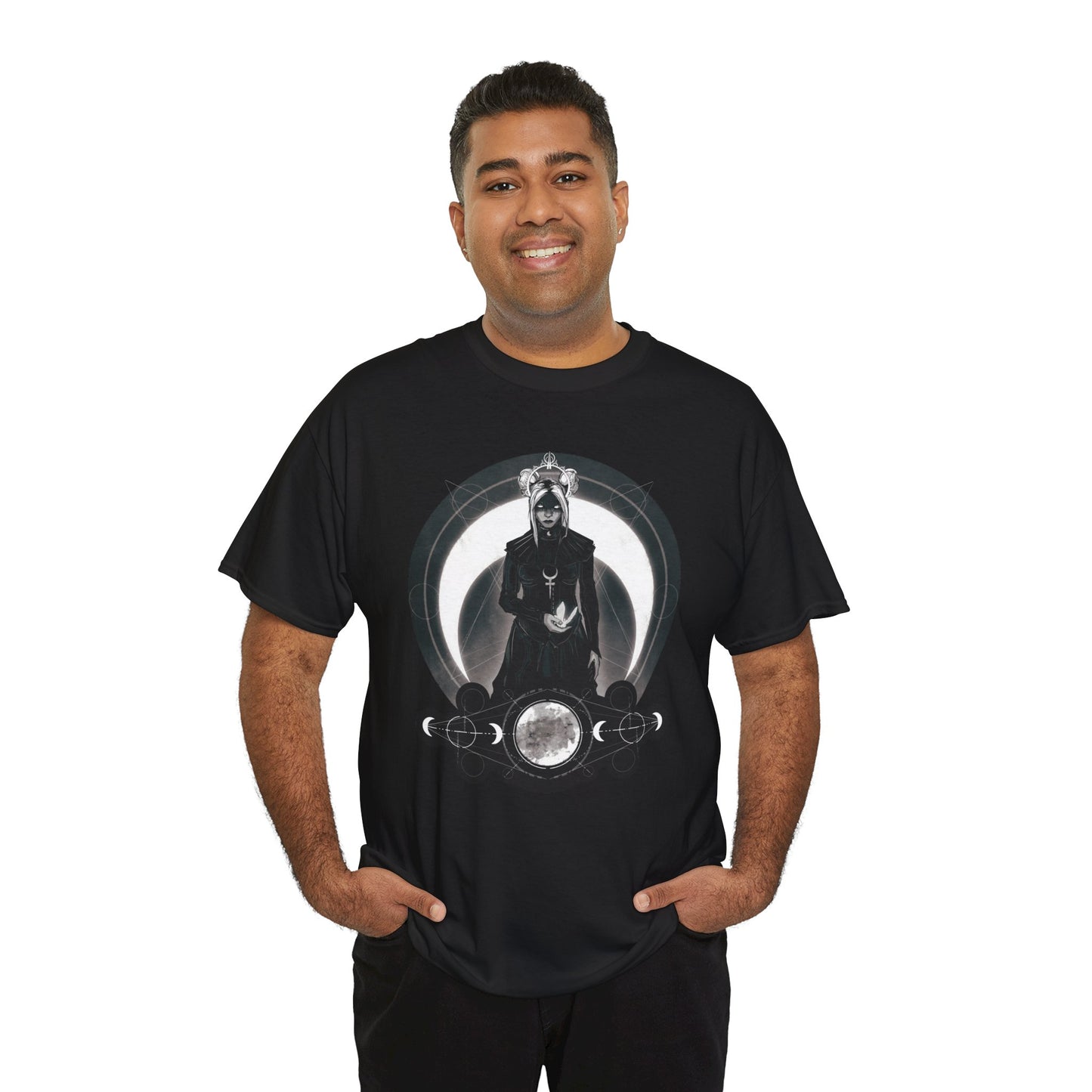 Moon Goddess Unisex Heavy Cotton Tee