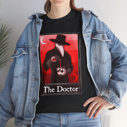 The Doctor Tarot (Front & Back Print) Unisex Heavy Cotton Tee