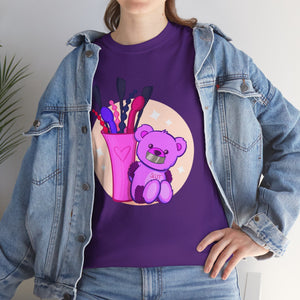 Valentines Bear Unisex Heavy Cotton Tee