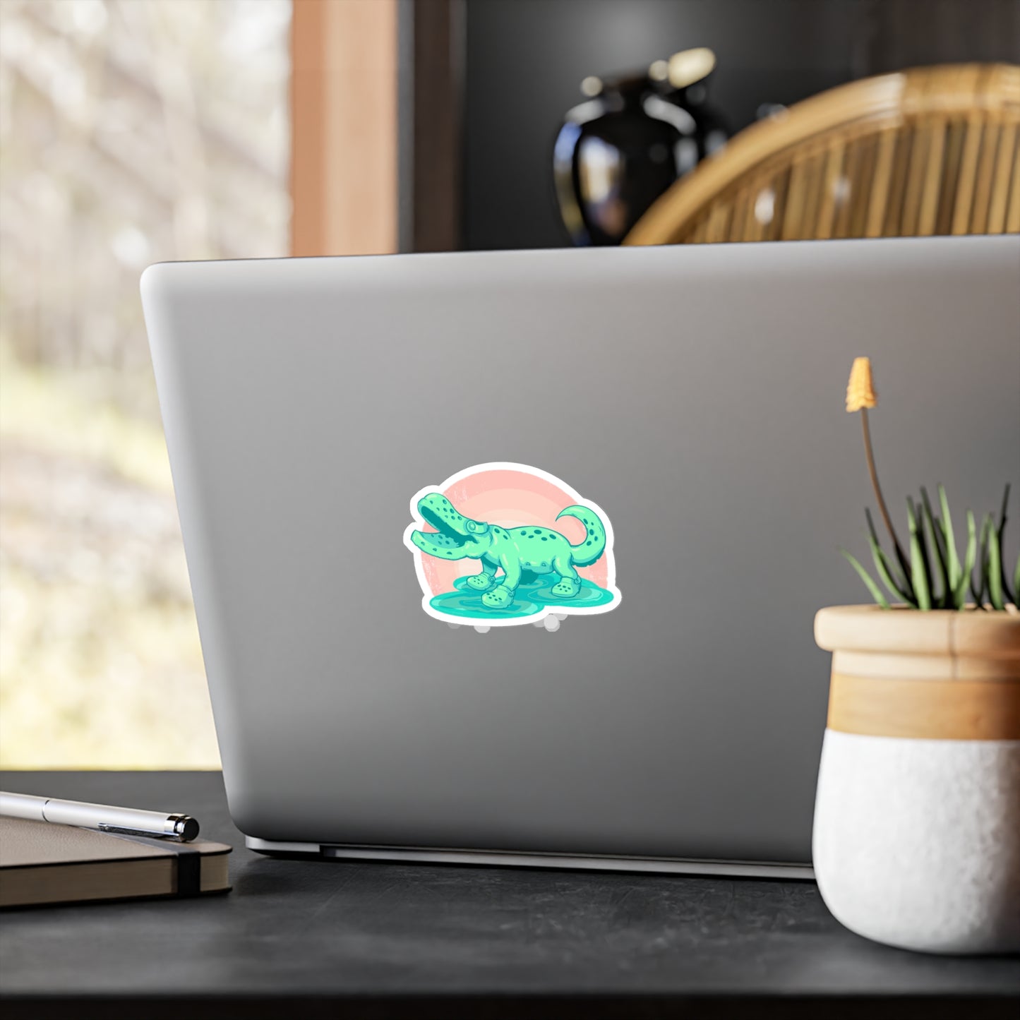 Croc Kiss-Cut Vinyl Decal