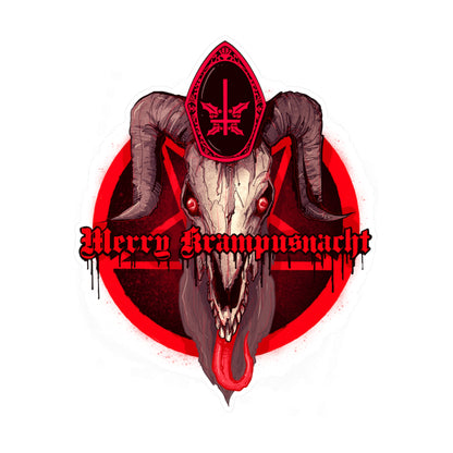 Merry Krampusnacht Kiss-Cut Vinyl Decal