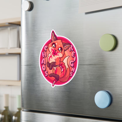 Chaos Reigns Kiss-Cut Vinyl Decal