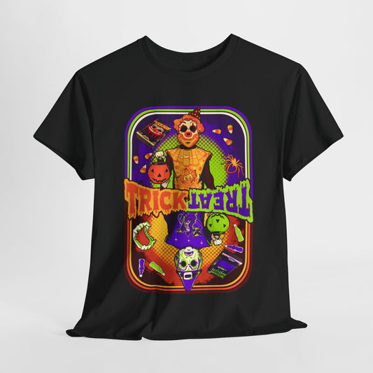 As Above So Below Retro Halloween Unisex Heavy Cotton Tee