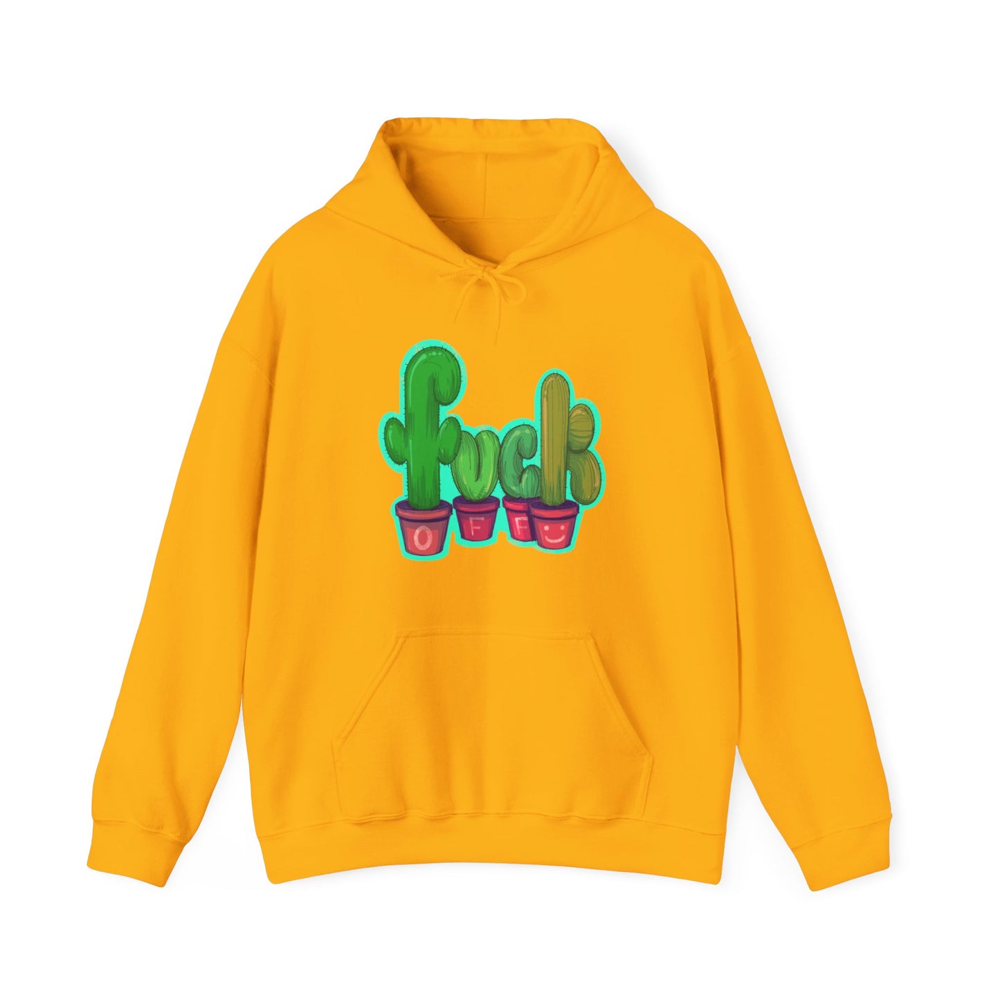 Rude Succulents Unisex Heavy Blend Hooded Sweatshirt