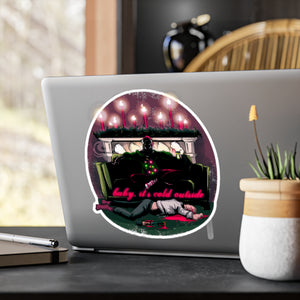 Baby It's Cold Outside Kiss-Cut Vinyl Decal