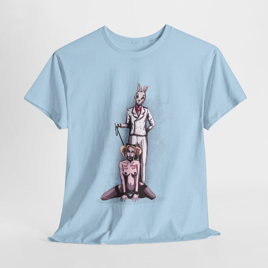 Follow The White Rabbit Unisex Heavy Cotton Tee