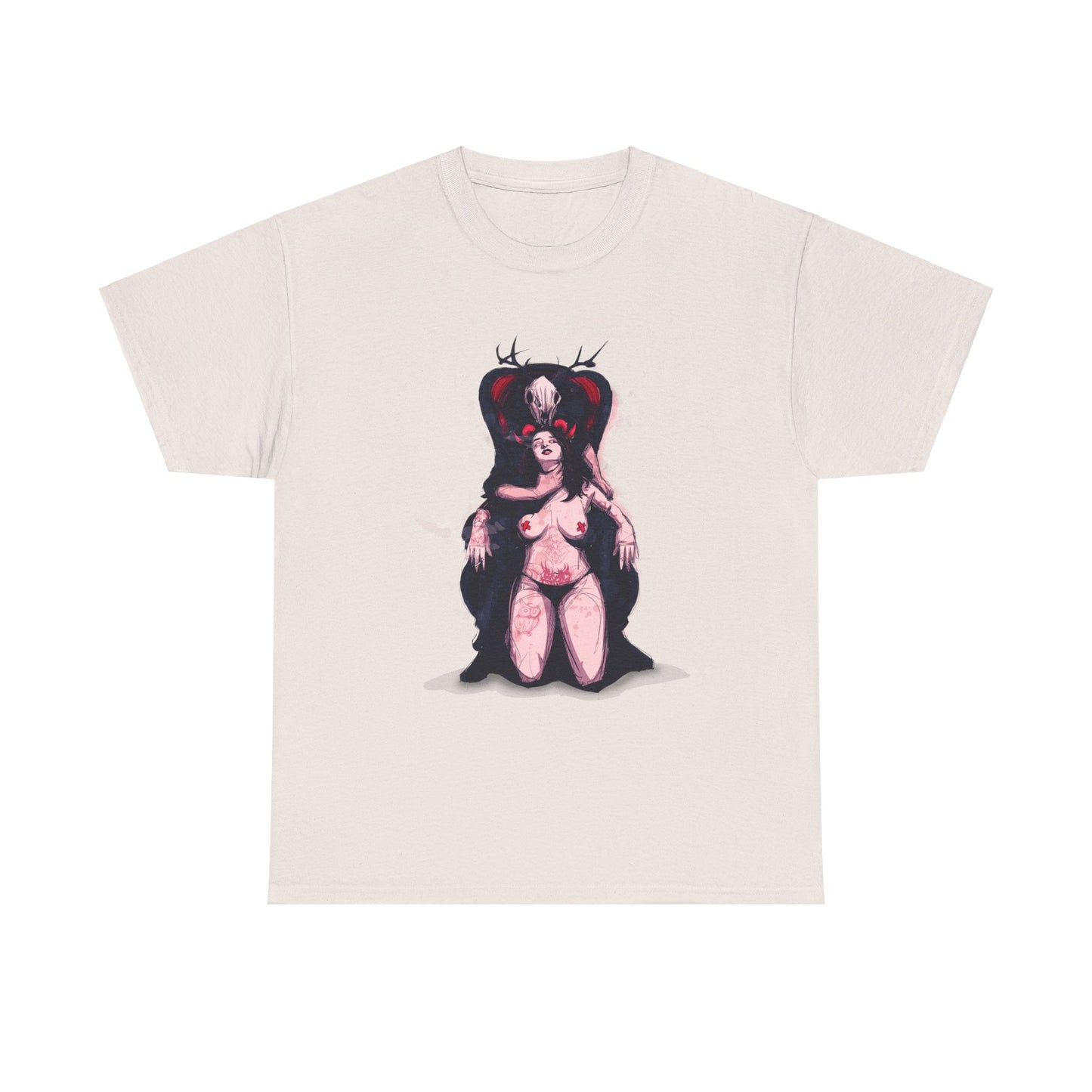 Deer Daddy Series 7: Daddy v Demoni  Unisex Heavy Cotton Tee