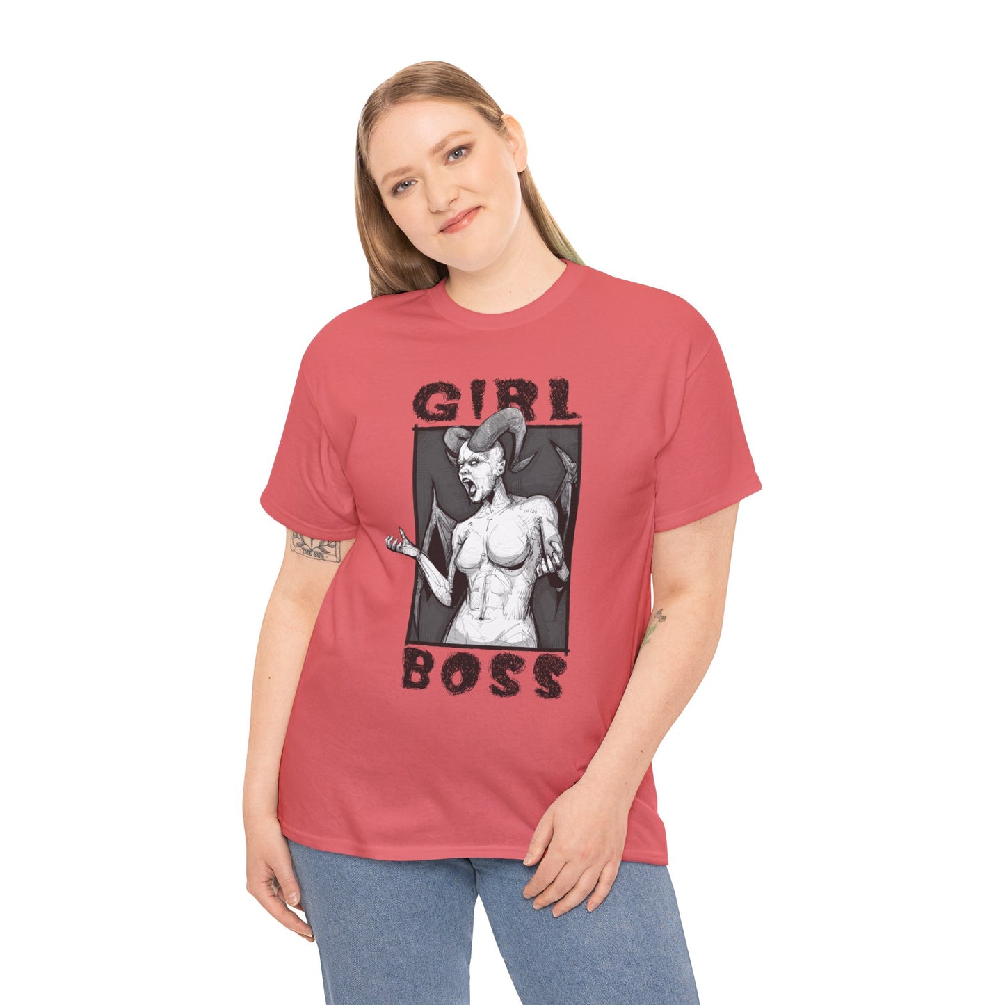 Girl Boss Unisex Heavy Cotton Tee