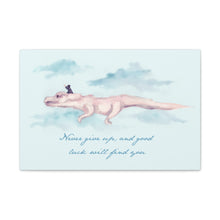 Never Give Up Canvas Gallery Wrapped Art Print