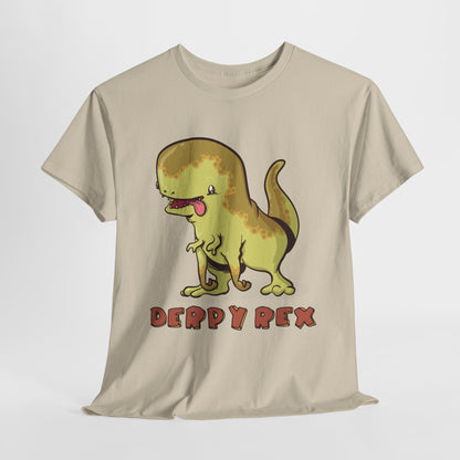 Derpy Rex Unisex Heavy Cotton Tee