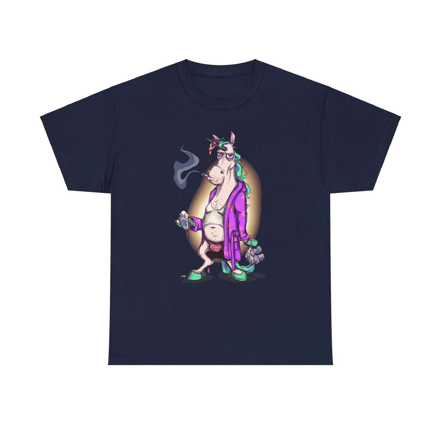 Dontgiveafuckacorn Unisex Heavy Cotton Tee