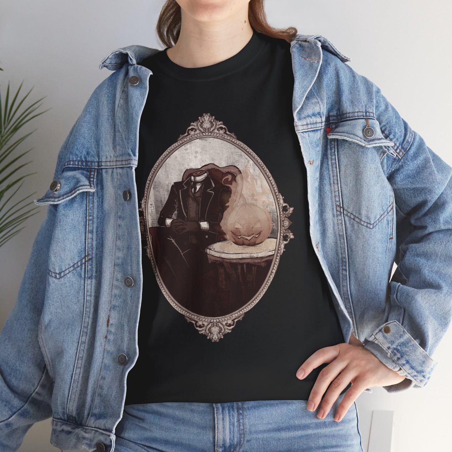 Victorian Headless Horseman Unisex Heavy Cotton Tee
