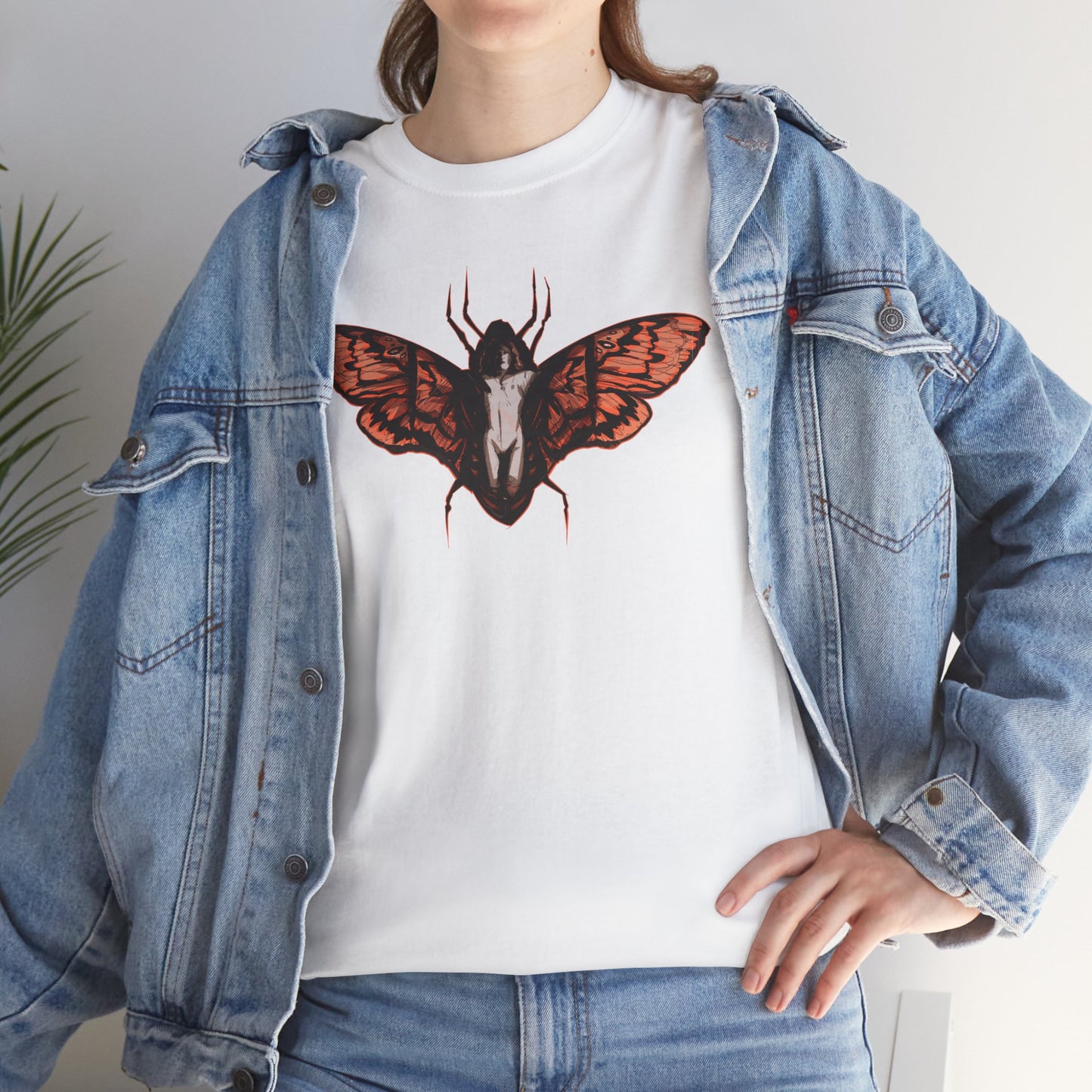 Death Moth Unisex Heavy Cotton Tee