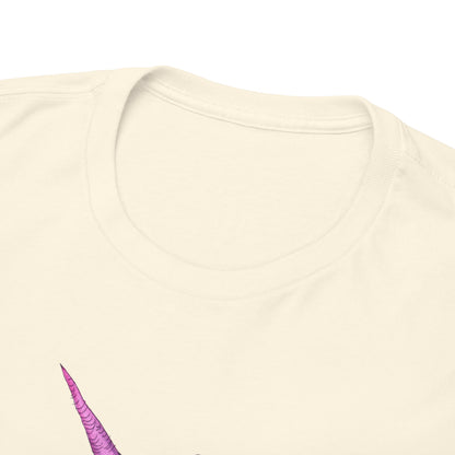 Unicorn Skull Unisex Heavy Cotton Tee