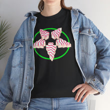 Christmas Tree Pentagram Cake Unisex Heavy Cotton Tee