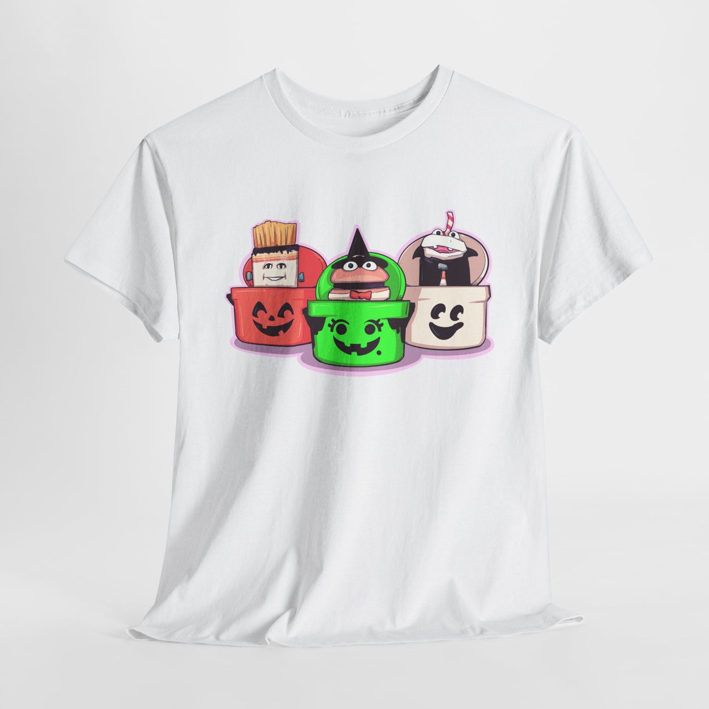 Spooky Fast Food Unisex Heavy Cotton Tee