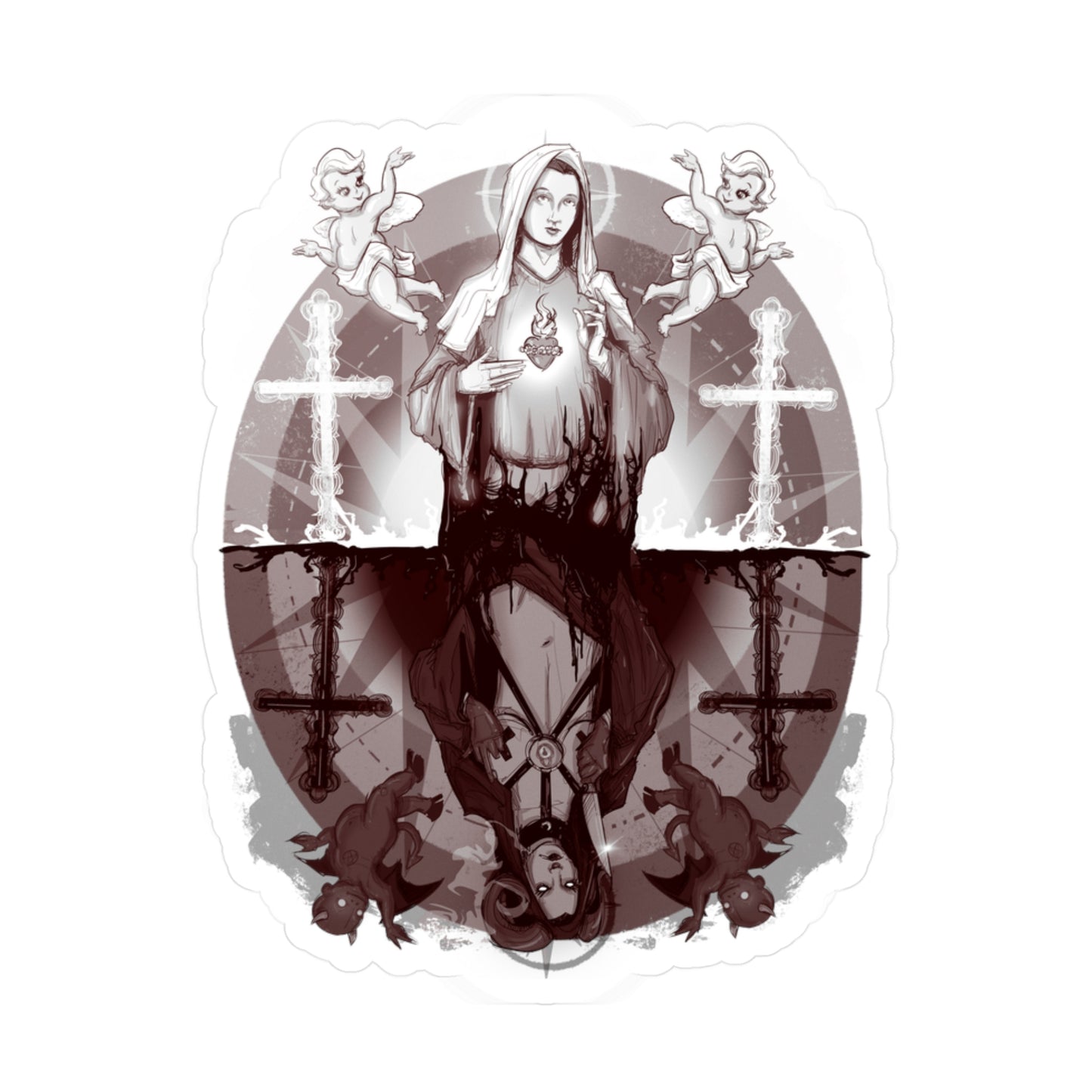 As Above So Below 3 Kiss-Cut Vinyl Decal