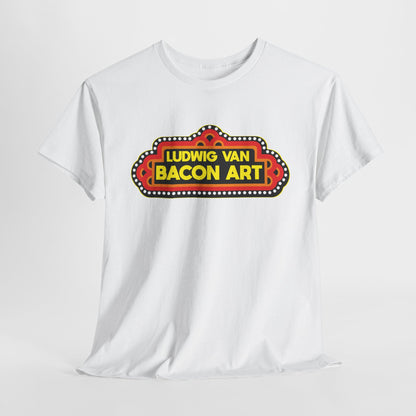 LVB's Pizza Emporium (Front & Back Print) Unisex Heavy Cotton Tee