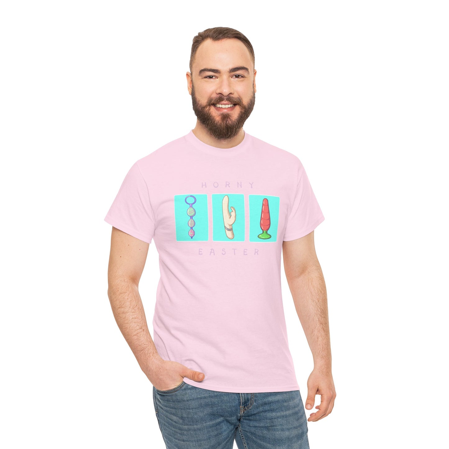 Horny Easter Unisex Heavy Cotton Tee
