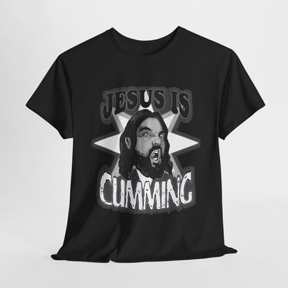 Jesus Is Cumming Unisex Heavy Cotton Tee