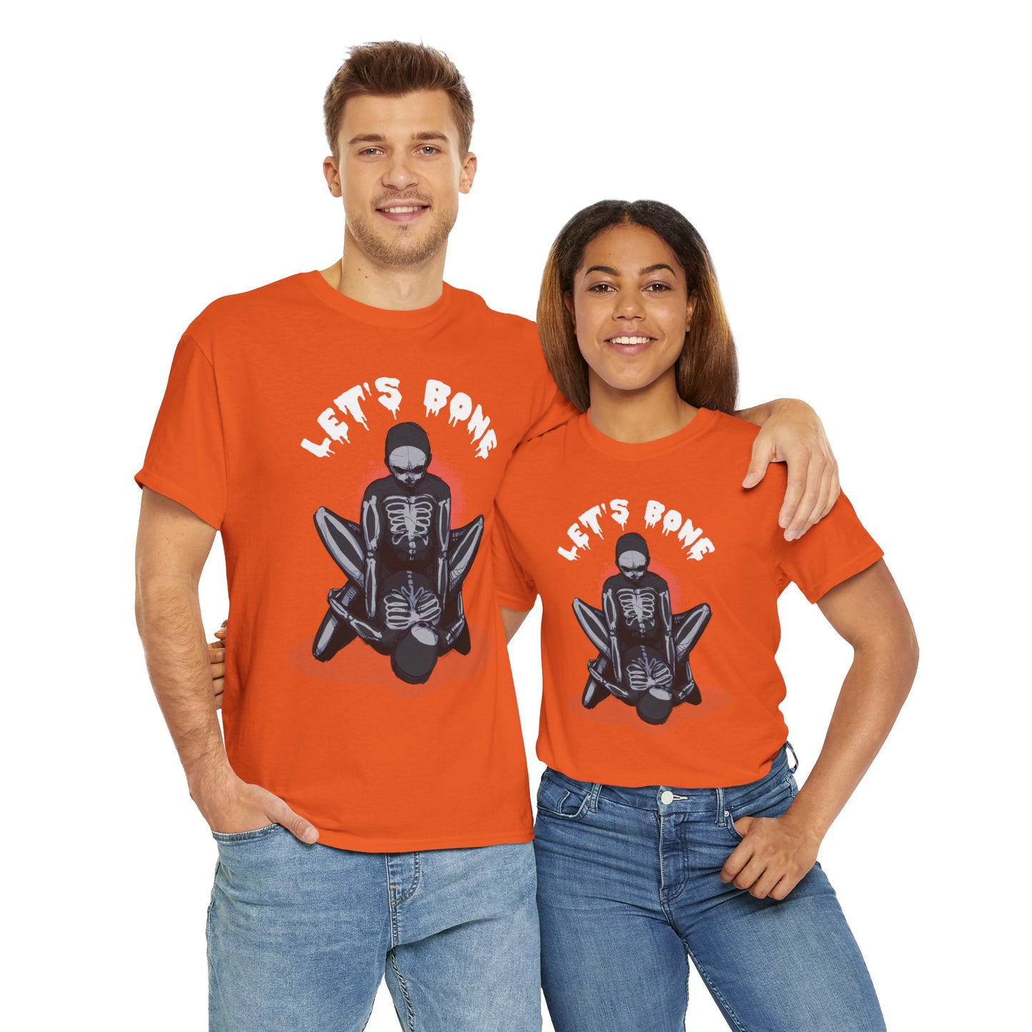 Let's Bone Unisex Heavy Cotton Tee