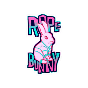 Rope Bunny Kiss-Cut Vinyl Decal