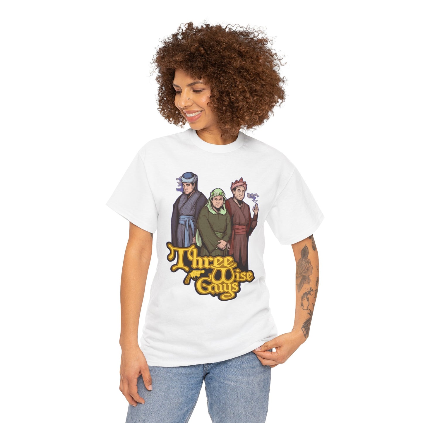 Three Wise Guys Unisex Heavy Cotton Tee