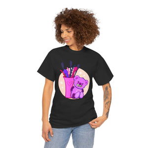 Valentines Bear Unisex Heavy Cotton Tee