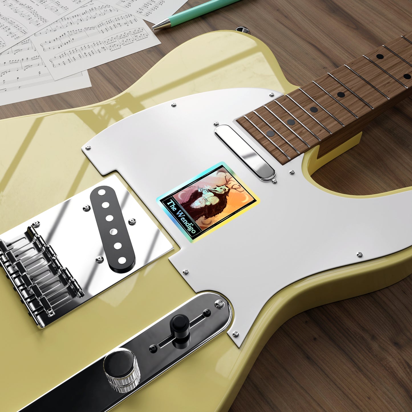 The Wendigo Tarot Holographic Die-cut Stickers