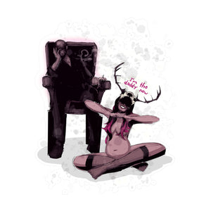 Deer Daddy Series 7: Role Reversal  Kiss-Cut Vinyl Decal