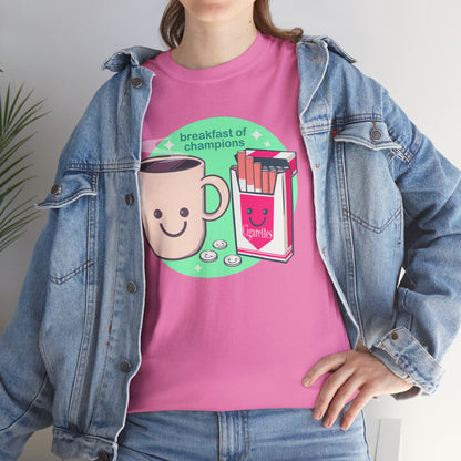 Breakfast of Champions Unisex Heavy Cotton Tee