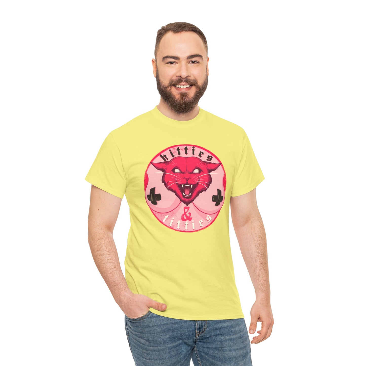 Kitties & Titties Unisex Heavy Cotton Tee