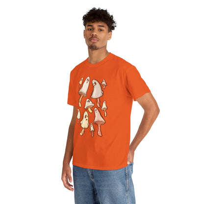 Spooky Mushrooms Unisex Heavy Cotton Tee
