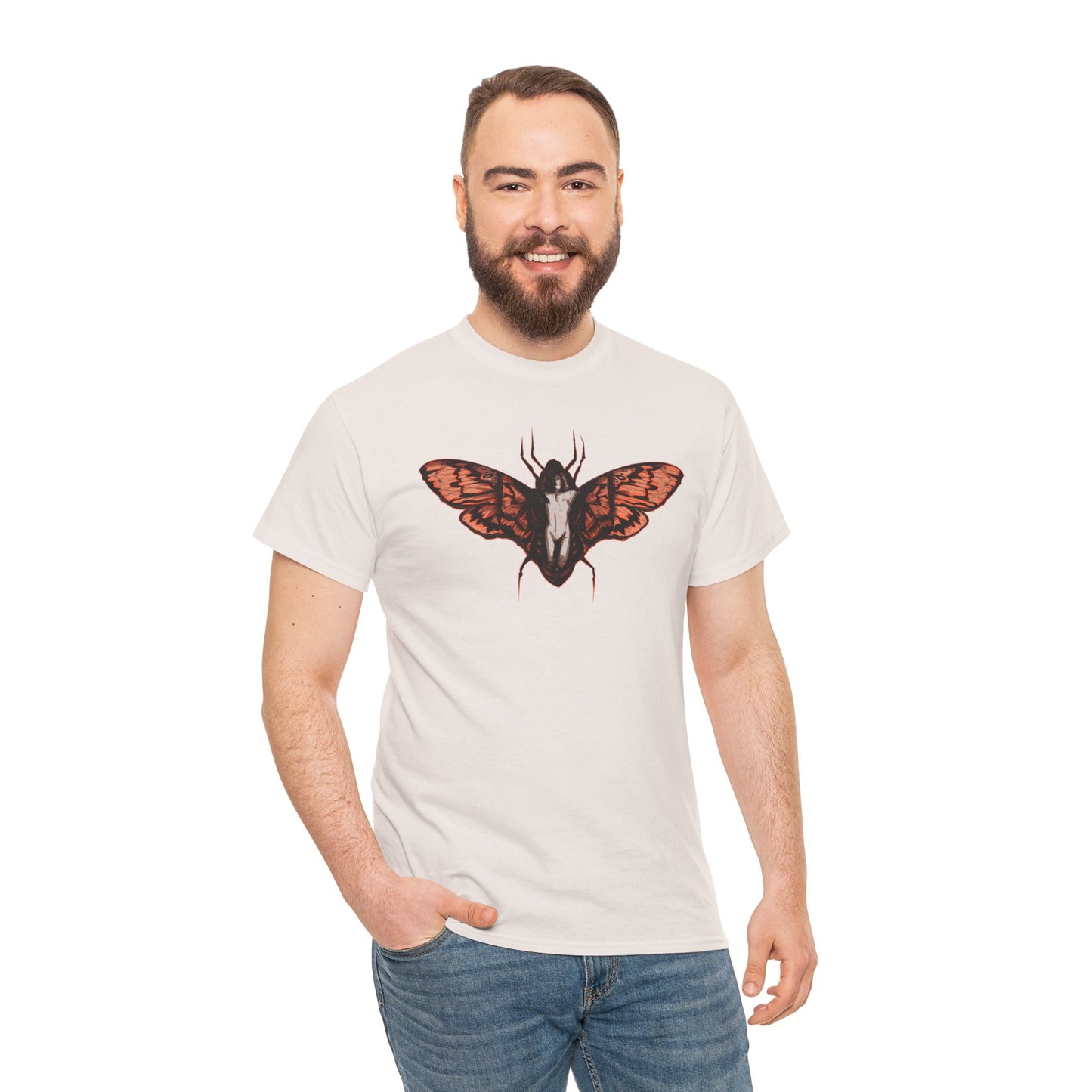 Death Moth Unisex Heavy Cotton Tee