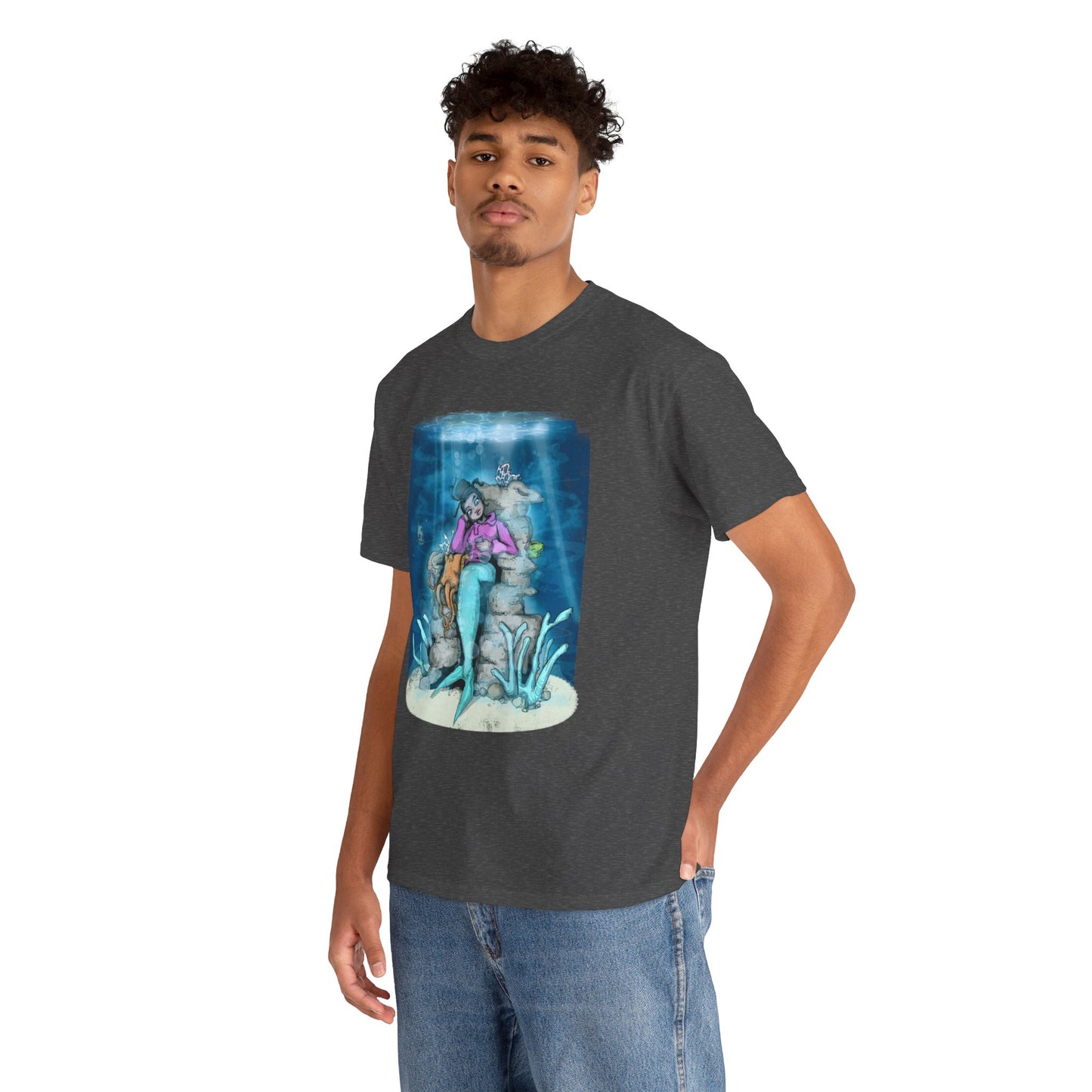 Mermaid Life Unisex Heavy Cotton Tee