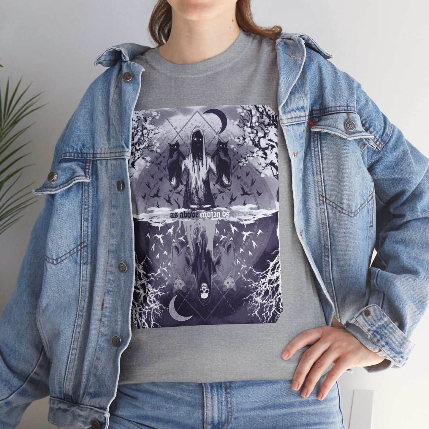 As Above So Below Unisex Heavy Cotton Tee
