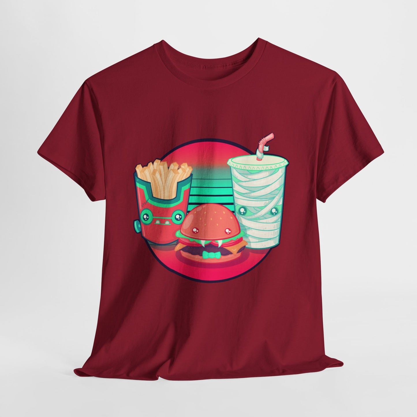 Spooky Fast Food Unisex Heavy Cotton Tee